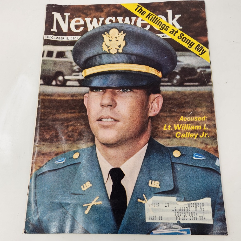 Vintage Newsweek Magazine December 8 1969 Lt William Calley My Lai Massacre War